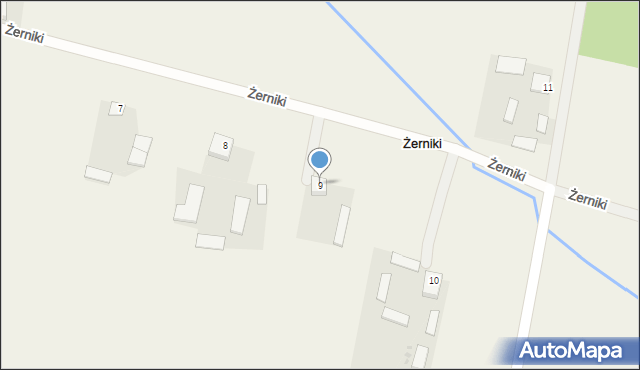 Żerniki, Żerniki, 9, mapa Żerniki