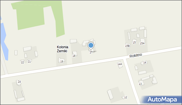 Żerniki, Żerniki, 17, mapa Żerniki