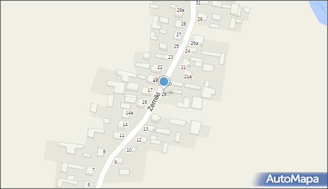 Żerniki, Żerniki, 18, mapa Żerniki