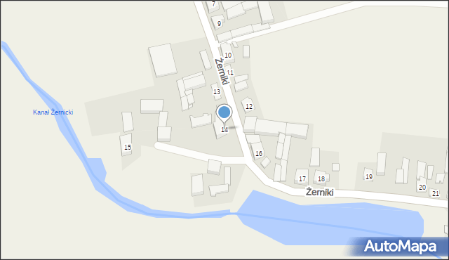 Żerniki, Żerniki, 14, mapa Żerniki