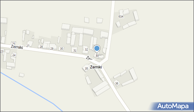 Żerniki, Żerniki, 33, mapa Żerniki