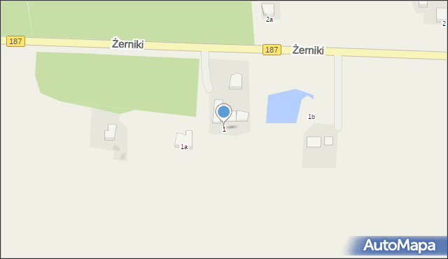 Żerniki, Żerniki, 1, mapa Żerniki