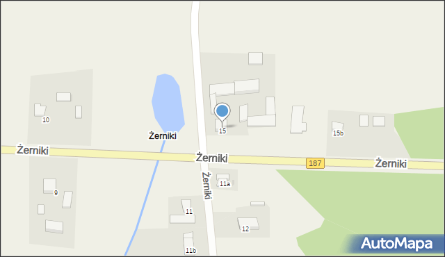 Żerniki, Żerniki, 15, mapa Żerniki