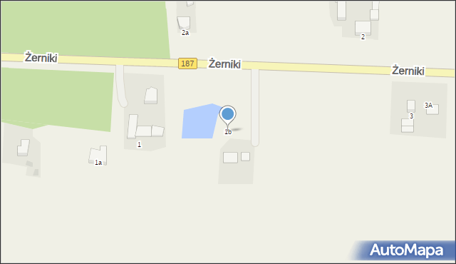 Żerniki, Żerniki, 1b, mapa Żerniki