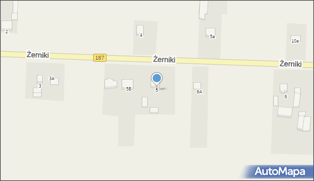 Żerniki, Żerniki, 5, mapa Żerniki