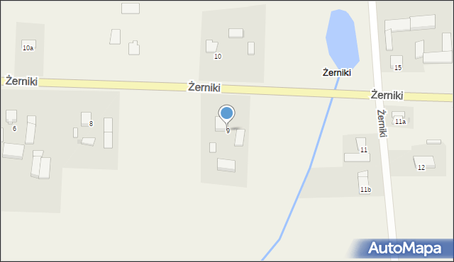 Żerniki, Żerniki, 9, mapa Żerniki