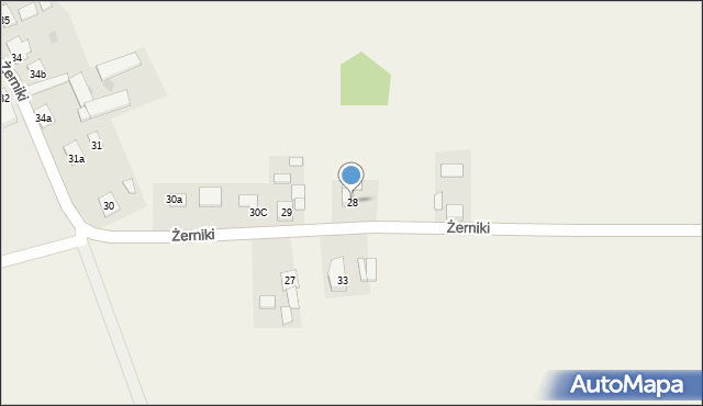 Żerniki, Żerniki, 28, mapa Żerniki