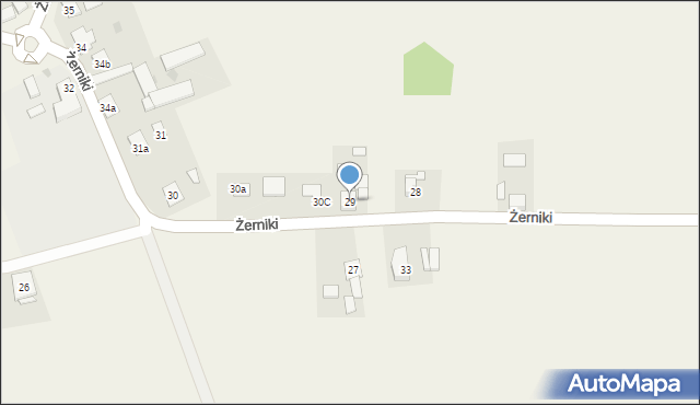 Żerniki, Żerniki, 29, mapa Żerniki