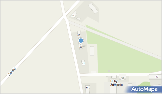 Żerniki, Żerniki, 42, mapa Żerniki