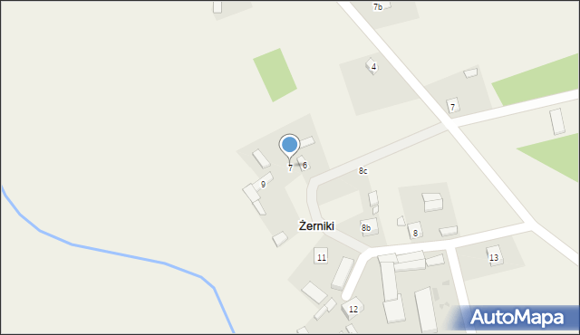 Żerniki, Żerniki, 7, mapa Żerniki