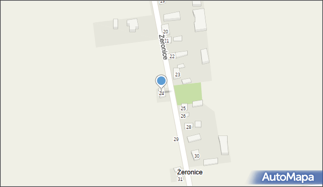 Żeronice, Żeronice, 24, mapa Żeronice