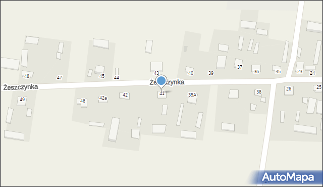 Żeszczynka, Żeszczynka, 41, mapa Żeszczynka