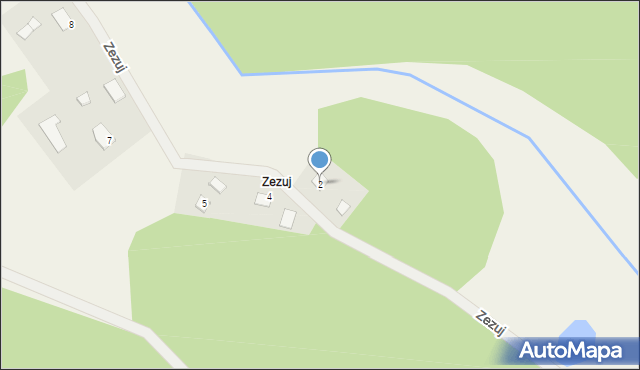 Zezuj, Zezuj, 2, mapa Zezuj