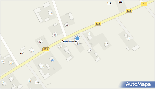 Zezulin Pierwszy, Zezulin Pierwszy, 6, mapa Zezulin Pierwszy