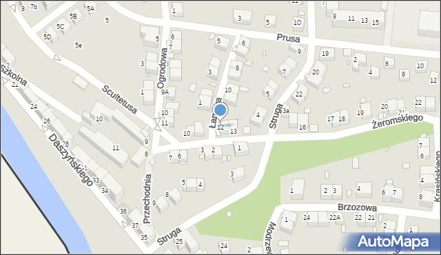 Zgorzelec, Żeromskiego Stefana, 12, mapa Zgorzelec