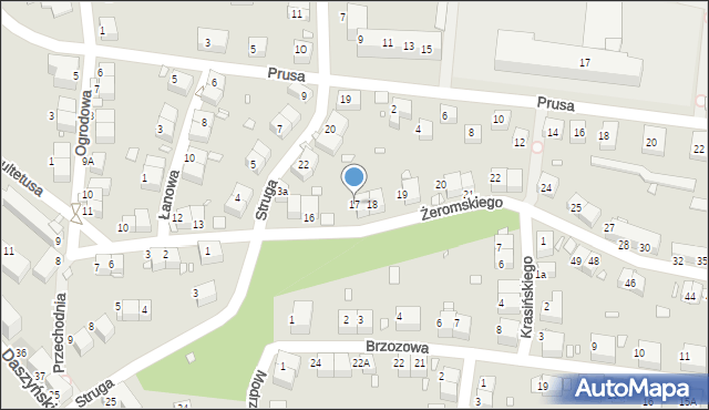 Zgorzelec, Żeromskiego Stefana, 17, mapa Zgorzelec