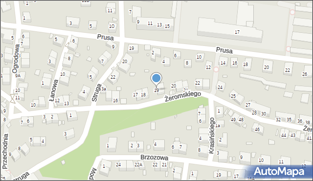 Zgorzelec, Żeromskiego Stefana, 19, mapa Zgorzelec