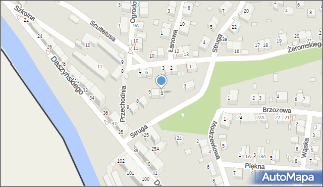Zgorzelec, Żeromskiego Stefana, 4, mapa Zgorzelec