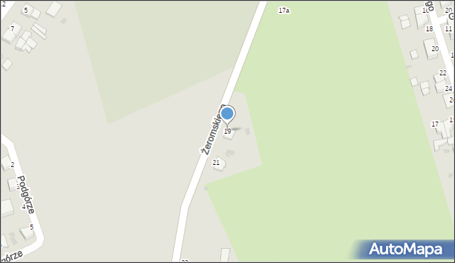 Złocieniec, Żeromskiego Stefana, 19, mapa Złocieniec