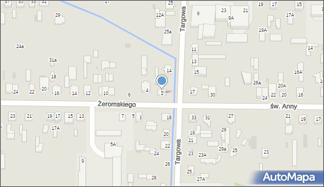 Zwoleń, Żeromskiego Stefana, 2, mapa Zwoleń