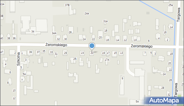 Zwoleń, Żeromskiego Stefana, 21, mapa Zwoleń