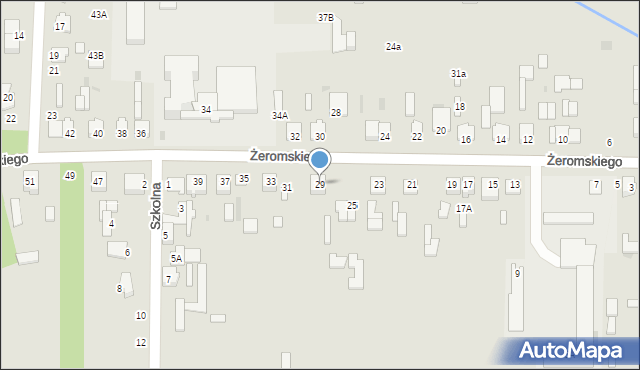 Zwoleń, Żeromskiego Stefana, 29, mapa Zwoleń