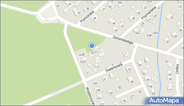 Żyrardów, Żeromskiego Stefana, 41, mapa Żyrardów