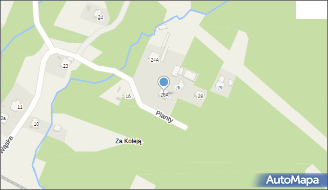 Bliżyn, Zgodna, 26A, mapa Bliżyn