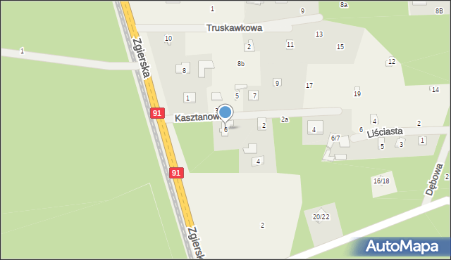 Emilia, Zgierska, 6, mapa Emilia