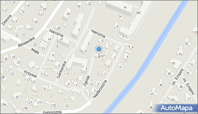 Konstancin-Jeziorna, Zgoda, 8, mapa Konstancin-Jeziorna