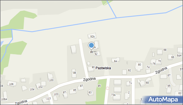 Libertów, Zgodna, 88, mapa Libertów