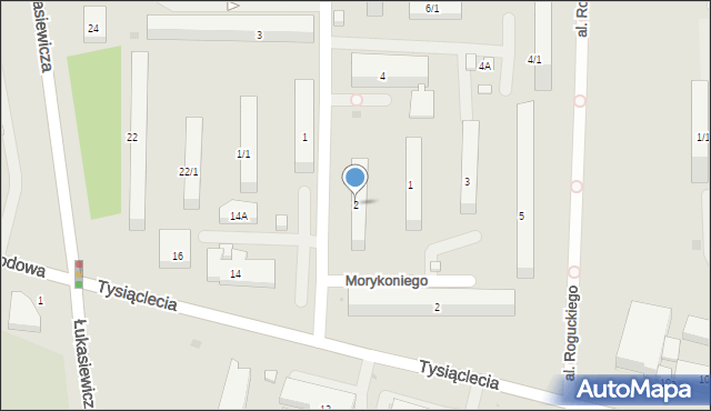 Płock, Zgliczyńskiego Stanisława, 2, mapa Płock