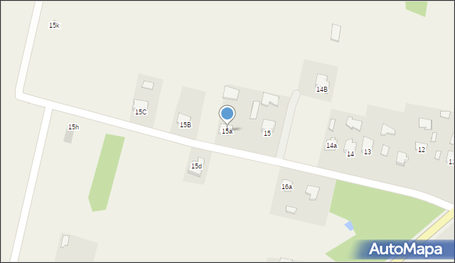 Podborze, Zgórsko, 15a, mapa Podborze