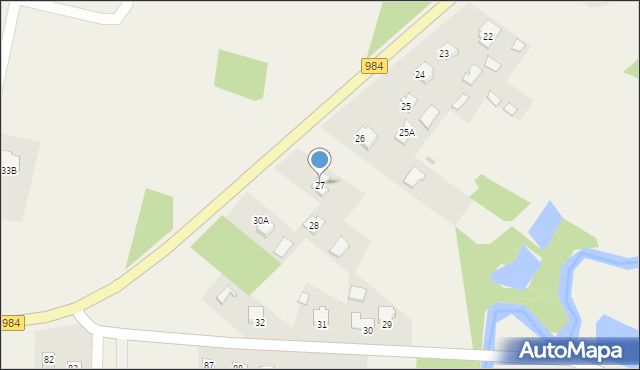 Podborze, Zgórsko, 27, mapa Podborze