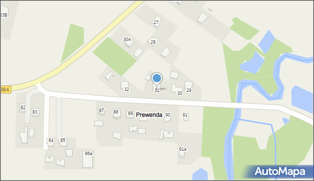 Podborze, Zgórsko, 31, mapa Podborze