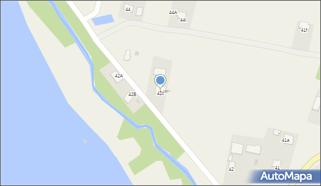 Podborze, Zgórsko, 42c, mapa Podborze