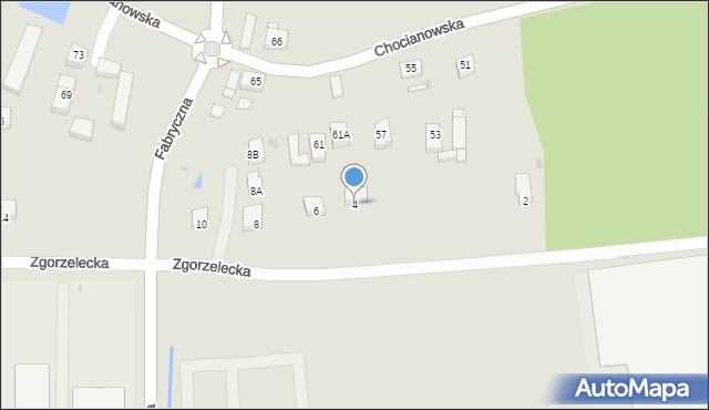 Polkowice, Zgorzelecka, 4, mapa Polkowice