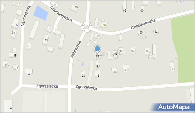 Polkowice, Zgorzelecka, 8B, mapa Polkowice