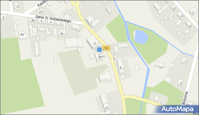 Ruszów, Zgorzelecka, 1D, mapa Ruszów