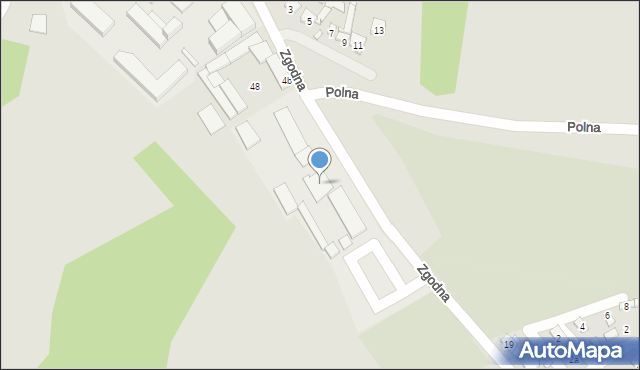 Starachowice, Zgodna, 4b, mapa Starachowic