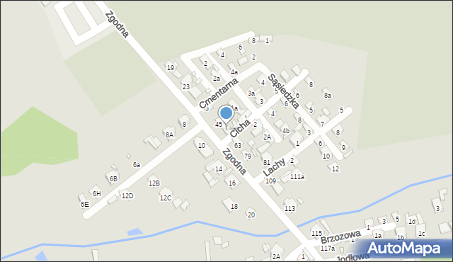 Starachowice, Zgodna, 61, mapa Starachowic