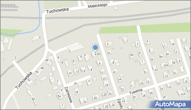 Tarnów, Zgody, 7, mapa Tarnów