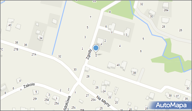 Tarnowiec, Zgody, 2, mapa Tarnowiec