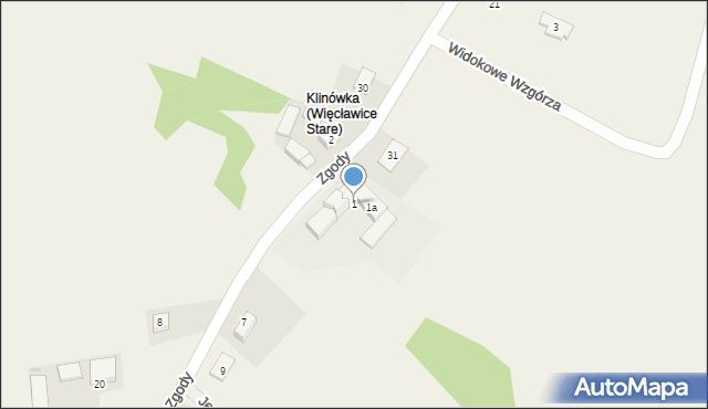 Zdzięsławice, Zgody, 1, mapa Zdzięsławice