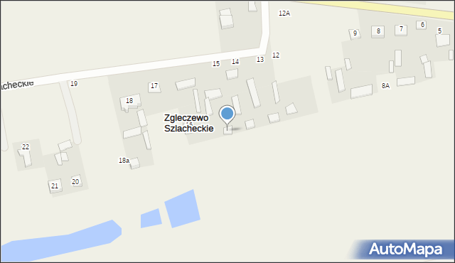 Zgleczewo Szlacheckie, Zgleczewo Szlacheckie, 15, mapa Zgleczewo Szlacheckie