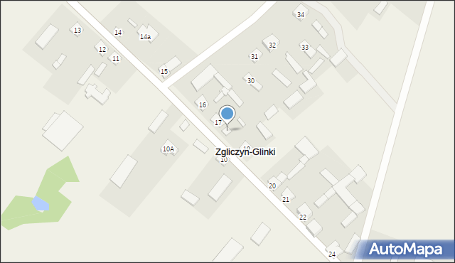 Zgliczyn-Glinki, Zgliczyn-Glinki, 18, mapa Zgliczyn-Glinki