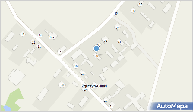 Zgliczyn-Glinki, Zgliczyn-Glinki, 30, mapa Zgliczyn-Glinki