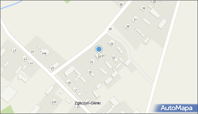 Zgliczyn-Glinki, Zgliczyn-Glinki, 32, mapa Zgliczyn-Glinki