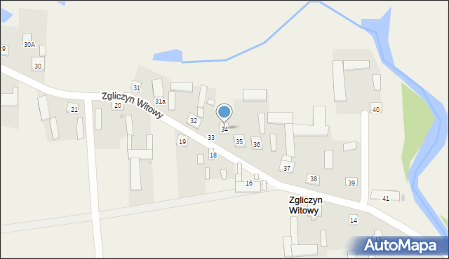 Zgliczyn Witowy, Zgliczyn Witowy, 34, mapa Zgliczyn Witowy