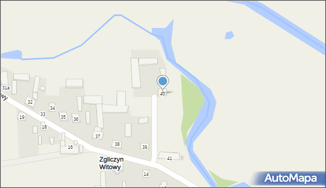 Zgliczyn Witowy, Zgliczyn Witowy, 40, mapa Zgliczyn Witowy